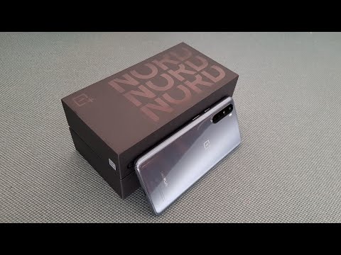 Open the box and preview the OnePlus Nord phone