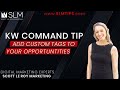 Command Tip - Add Custom Tags to Your Opportuntities