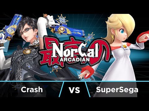 NorCal Arcadian 2018 - Losers Quarter-Final: TCM | Crash (Bayonetta) vs. SuperSega (Rosalina & Luma)
