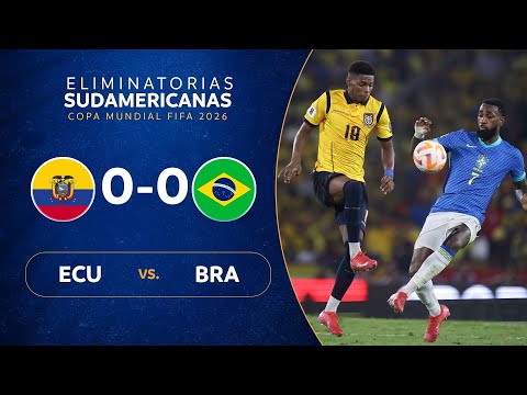 ECUADOR vs. BRASIL [0-0] | RESUMEN | ELIMINATORIAS SUDAMERICANAS | FECHA 15