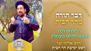 ה׳ יילחם לכם או צא הילחם בעמלק | הרב אליהו ובר (ישיבת הר הבית) - התמונה מוצגת ישירות מתוך אתר האינטרנט יוטיוב. זכויות היוצרים בתמונה שייכות ליוצרה. קישור קרדיט למקור התוכן נמצא בתוך דף הסרטון