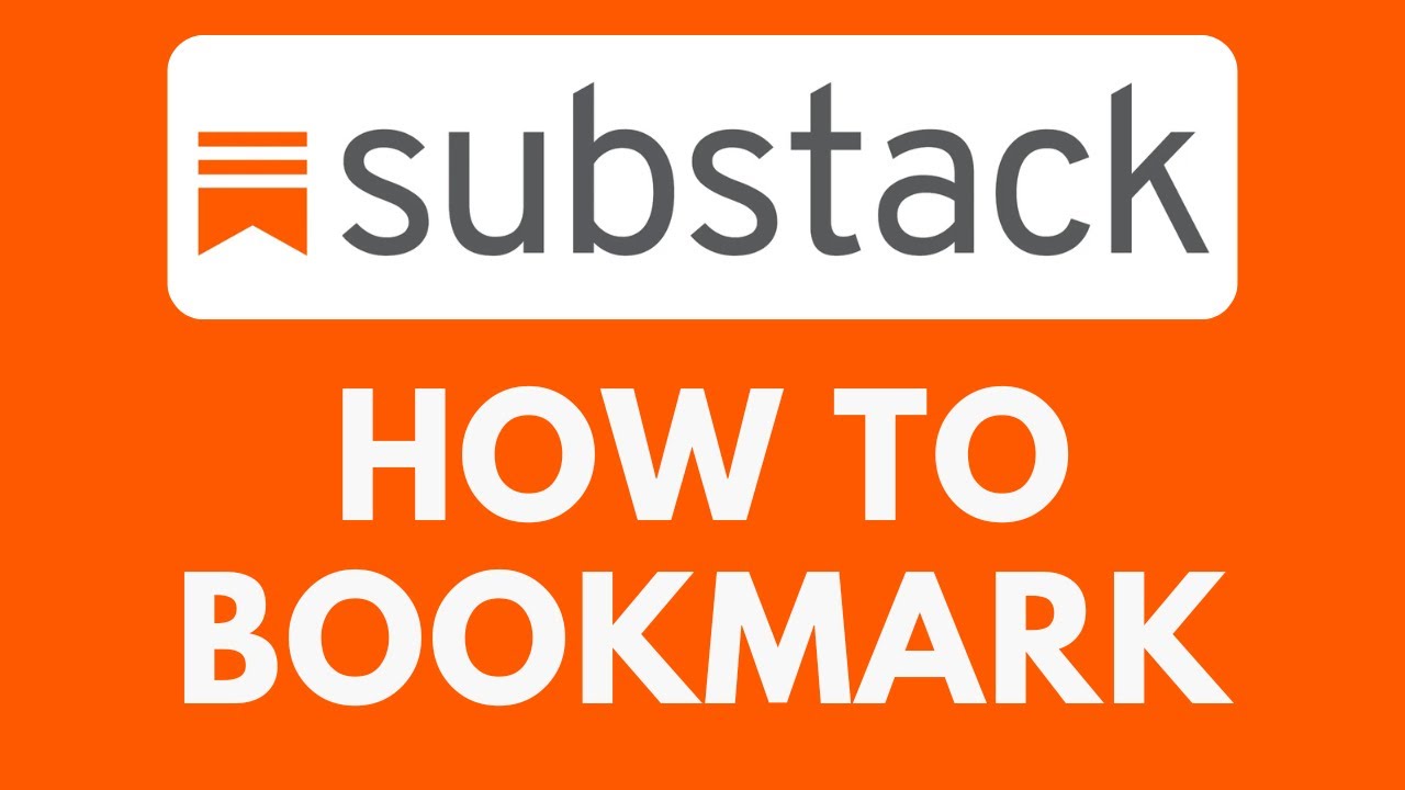 How To Bookmark on Substack
