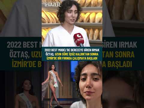 İşsiz kalan Türkiye güzeli fırıncı oldu #izmir #fırın #bestmodel #ırmaköztaş