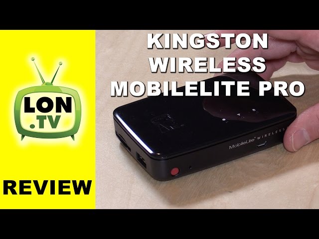 Video Teaser für Kingston MobileLite Wireless Pro / G3 Review and How To - MLWG3/64  MLWG3