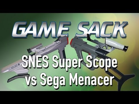 SNES SuperScope vs Sega Menacer - Game Sack