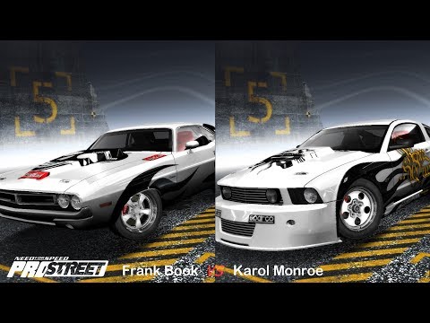 Frank Book Vs Karol Monroe Comparison - NFS ProStreet
