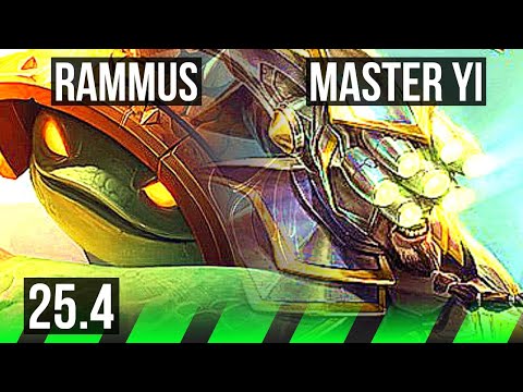 RAMMUS vs MASTER YI (JGL) | KR Diamond | 25.4