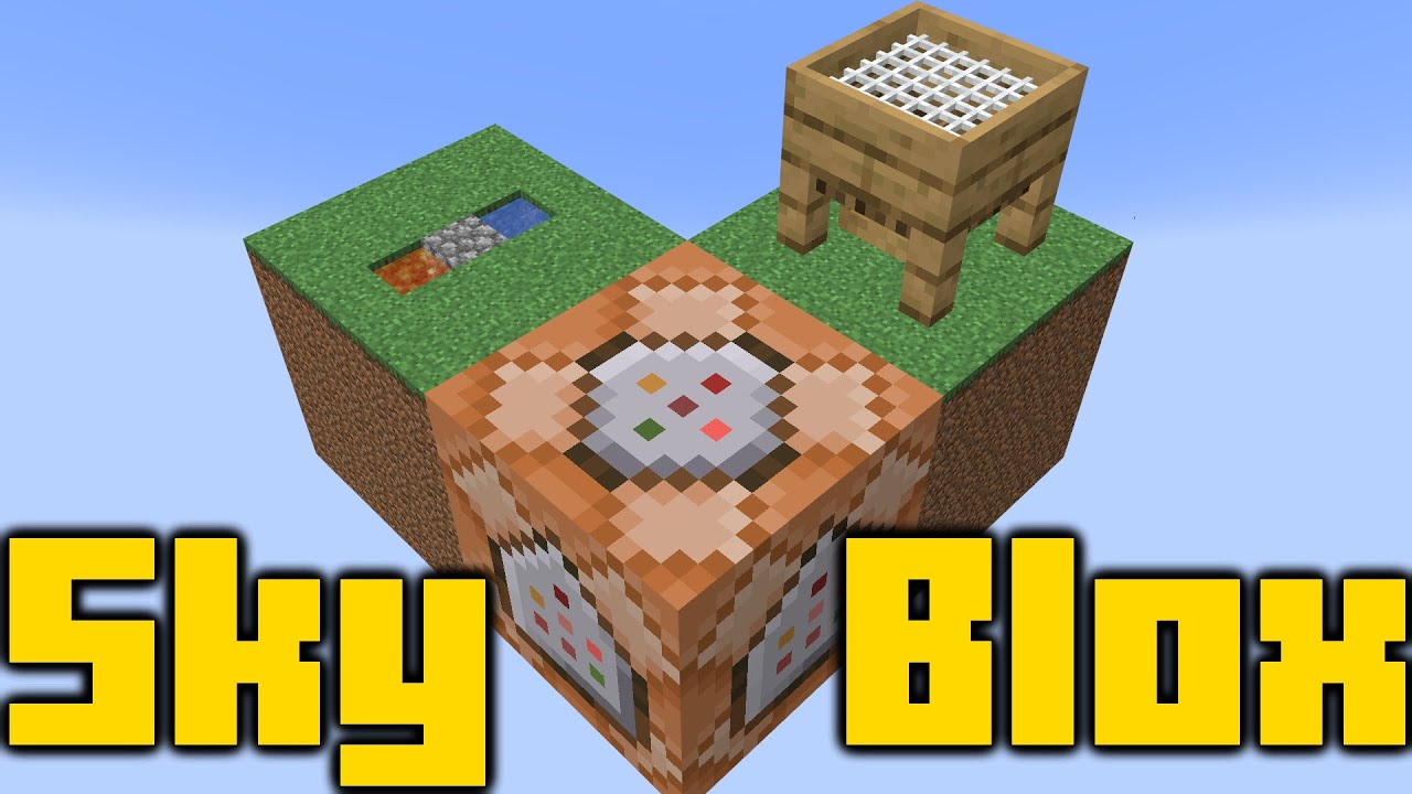 I made Modded Skyblock in Vanilla Minecraft