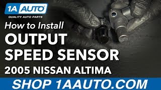 How to Replace Automatic Transmission Output Revolution Speed Sensor 02-06 Nissan Altima