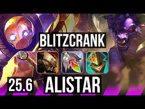 BLITZCRANK & Cassiopeia vs ALISTAR & Twitch (SUP) | 15k DMG | EUW Grandmaster | 25.6
