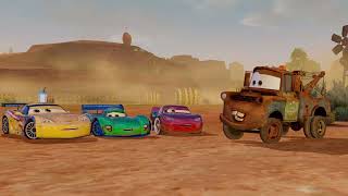 Cars 2 The Video Game (Arcade) Hotshot Lightning Vs his friends on every mission