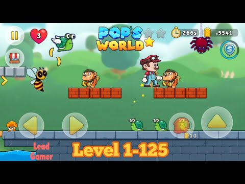 Pop's world - running game | Level 1-125 | #gaming #gameplay #games - YouTube