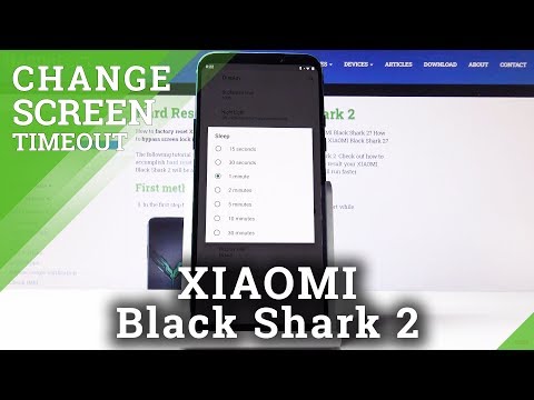 How to Change Screen Timeout Xiaomi Black Shark 2 - Sleep Time Settings