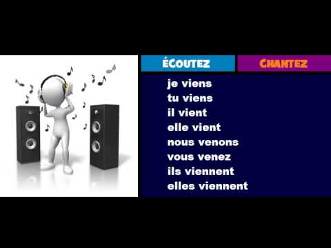 ♫ French Conjugation Song # Venir ♫ Learn French  ♫