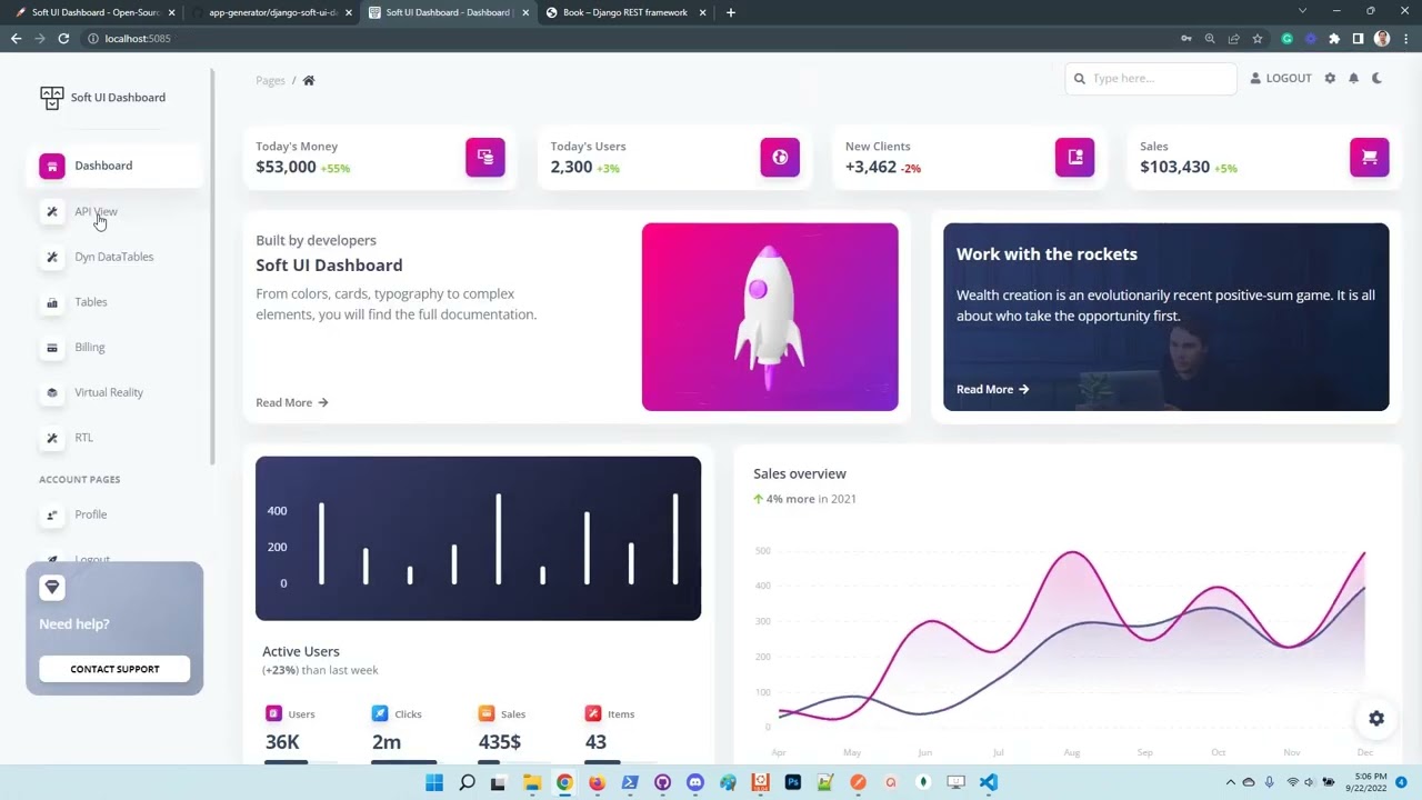 Django API Generator - Open-Source Project | AppSeed