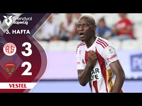 Vestel | Antalyaspor (3-2) Hatayspor - Highlights/Özet | Trendyol Süper Lig - 2024/25