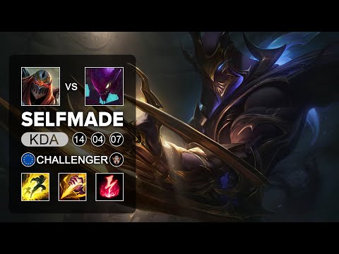 Selfmade vs Jankos - Zed vs Kha'zix Jungle - EUW Challenger Patch 10.22