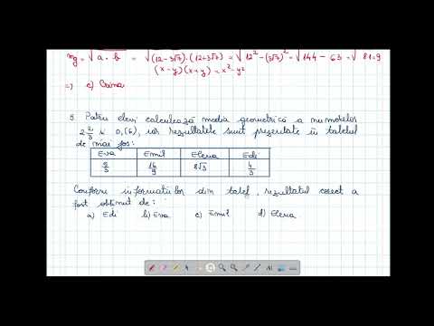 Matematică – Clasa 8 – Recapitulare initiala– Lecția 3 – Explicații, exemple și probleme rezolvate