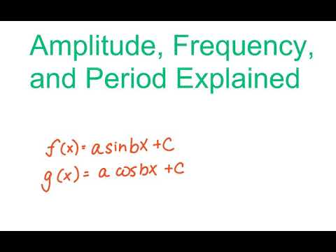 Amplitude, Frequency, Period, and Midline Explained