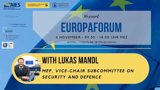 AIES Europaforum - Small Talk mit Lukas Mandl