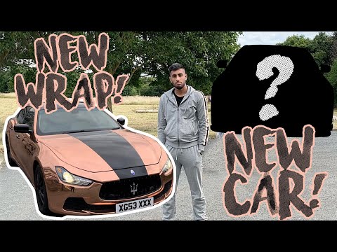 Getting My Maserati Wrapped And Collecting A New Car!