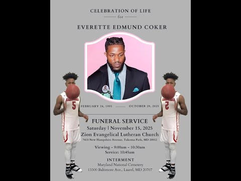 Home Going & Celebration of the Life of Late Mr. Everette Edmund Coker