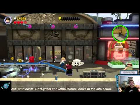 Stream: Lego Jurassic World w Chicken pt 19- Awesome Aunt Saves the Day!