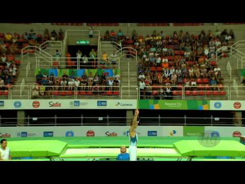 BYEDYEVKIN Dmytro (UKR) - 2016 Olympic Test Event, Rio (BRA) - Qualification Trampoline Routine 1