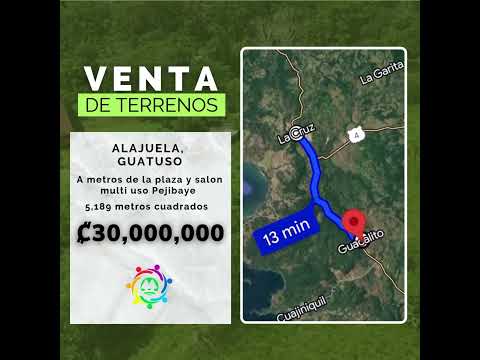 Terreno- Alajuela, Guatuso