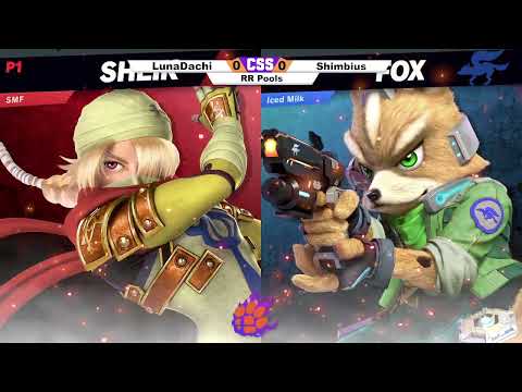 Clemson Smash Series 33 - RR Pools - LunaDachi (Sheik, Ryu) vs. Shimbius (Fox, PT) - SSBU