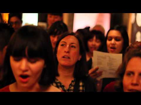 choir! choir! choir! sings Beck - The New Pollution