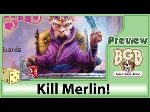 Kill Merlin! Preview - with Nick from Board Game Brawl 