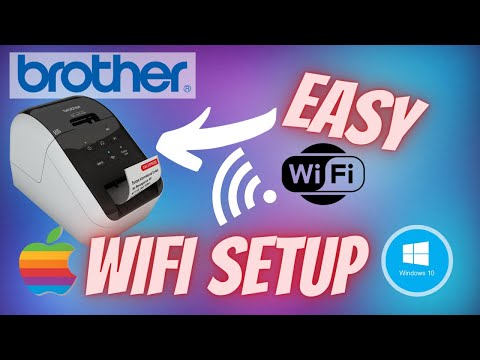 Brother Thermal Label Printer Wifi Setup QL810w QL110NWB QL820NWB QL710W QL720w