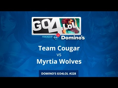 Team Cougar vs Myrtia Wolves - Final - Domino's Go4LoL #228