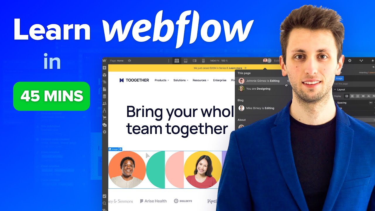 LEARN WEBFLOW IN 45 MIN   2023 Full Tutorial