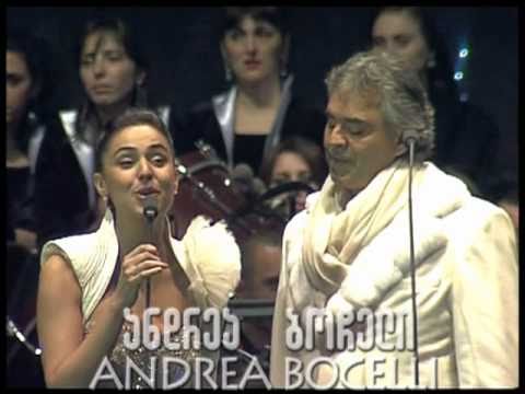 Andrea Bocelli & Sopho Nizharadze. BATUMI. GEORGIA