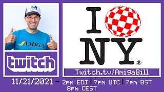 11/21/2021 Commodore Amiga - First Stream Back Home in NY With H0ffman's New Port Knightmare