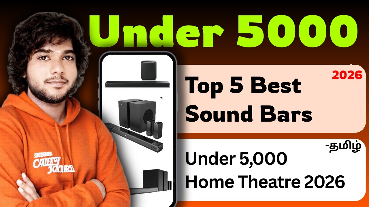 Under 5000 Best Soundbar in tamil | Top 5 Best Soundbar under 5k tamil | Best Home Theatre under 5k