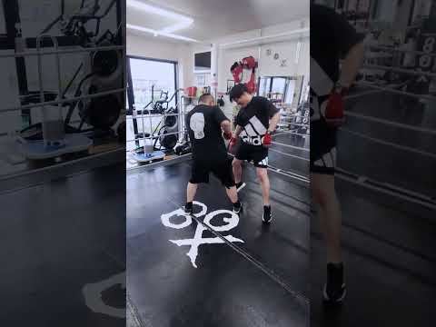 ボクシング初心者同士でフットワーク強化練習