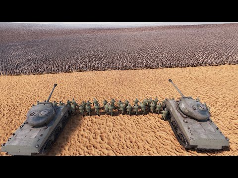 WW2 Tank & American Soliders Vs 1,400,000 Zombies - Ultimate Epic Battle Simulator