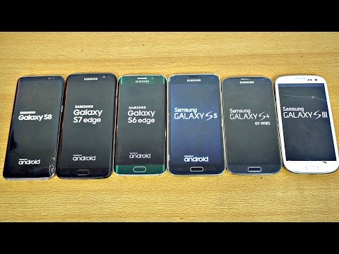 Samsung Galaxy S8 vs S7 vs S6 vs S5 vs S4 vs S3 - Speed Test! (4K)