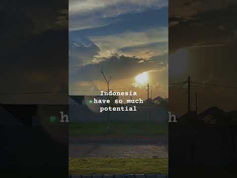 This is Indonesia #indonesia #nature #sunset #potential #fyp