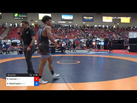 70 Kg Rnd Of 64 DeLonn Eatmon El Paso Sundevils Vs Vincent Washington Wrestle PDX