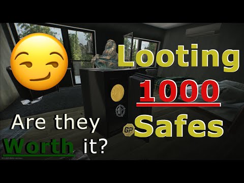 Are Safes Worth Looting in Escape From Tarkov? Looting 1000 Safes to Find Out! Tarkov Looting Guide!