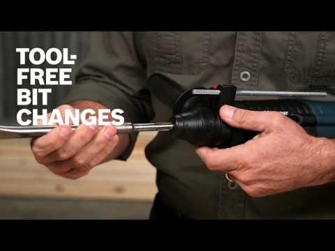 Bosch 1 in. SDS-Plus Pistol Grip BULLDOG Xtreme Rotary Hammer - 11253VSR