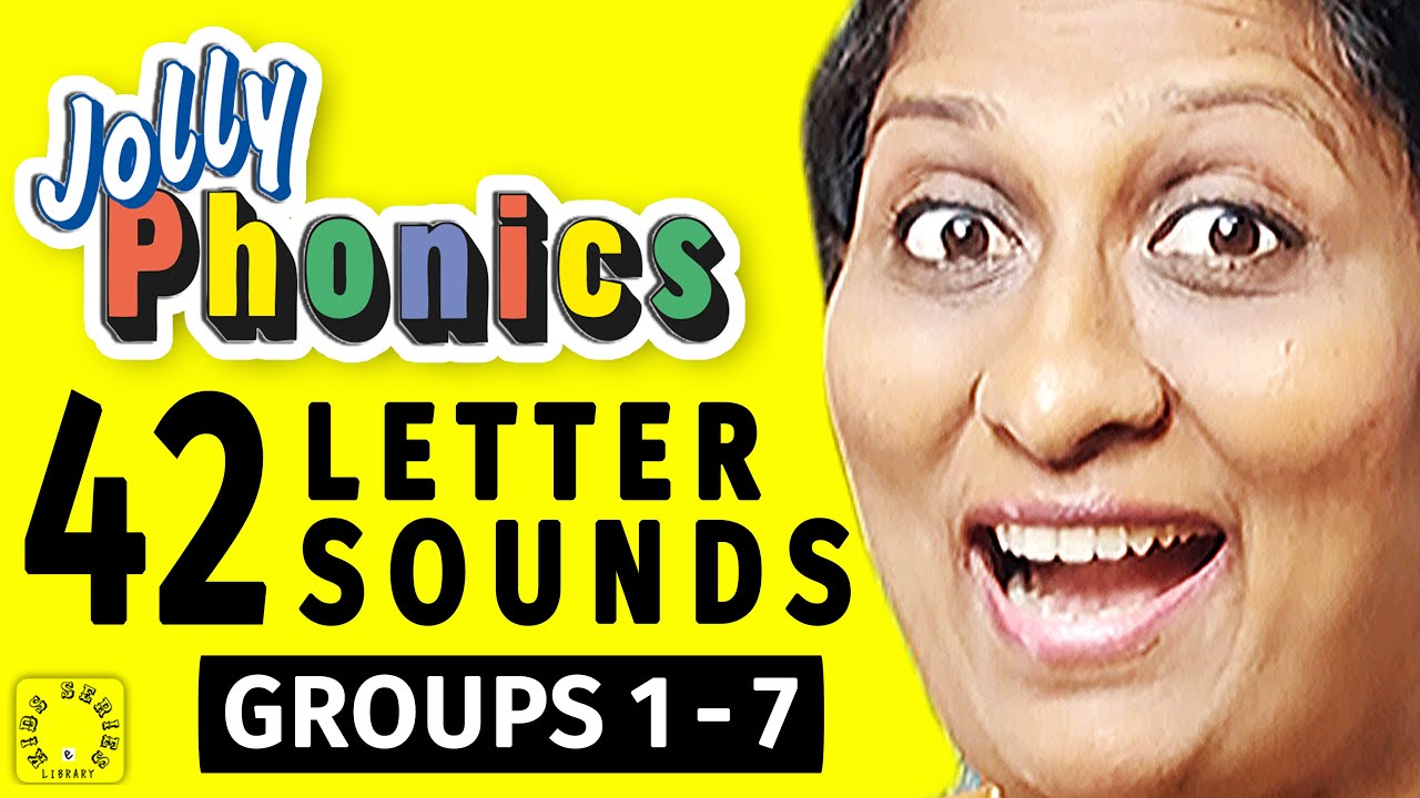 42 Letter Sounds for Kids  | Groups 1 - 7 #teacher #online #jollyphonics #kids #learning #challenge