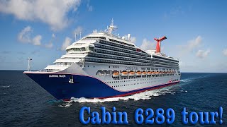 Carnival Valor cabin 6289 tour!