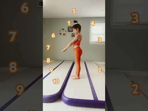How far can you go? Viral backbend challenge by @annamcnulty #shorts #gymnasters #gymnast