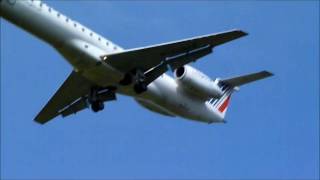 preview picture of video 'Landing and take off | Embraer ERJ-145 | Air France by Regional | Clermont-Fd airport | HD'