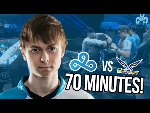 70 MINUTE GAME! - C9 VS FW LOL WORLDS HIGHLIGHTS!
